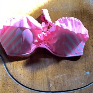Victoria secret push up strapless bikini top 34B